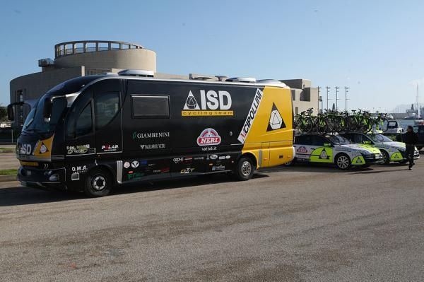 The ISD team bus