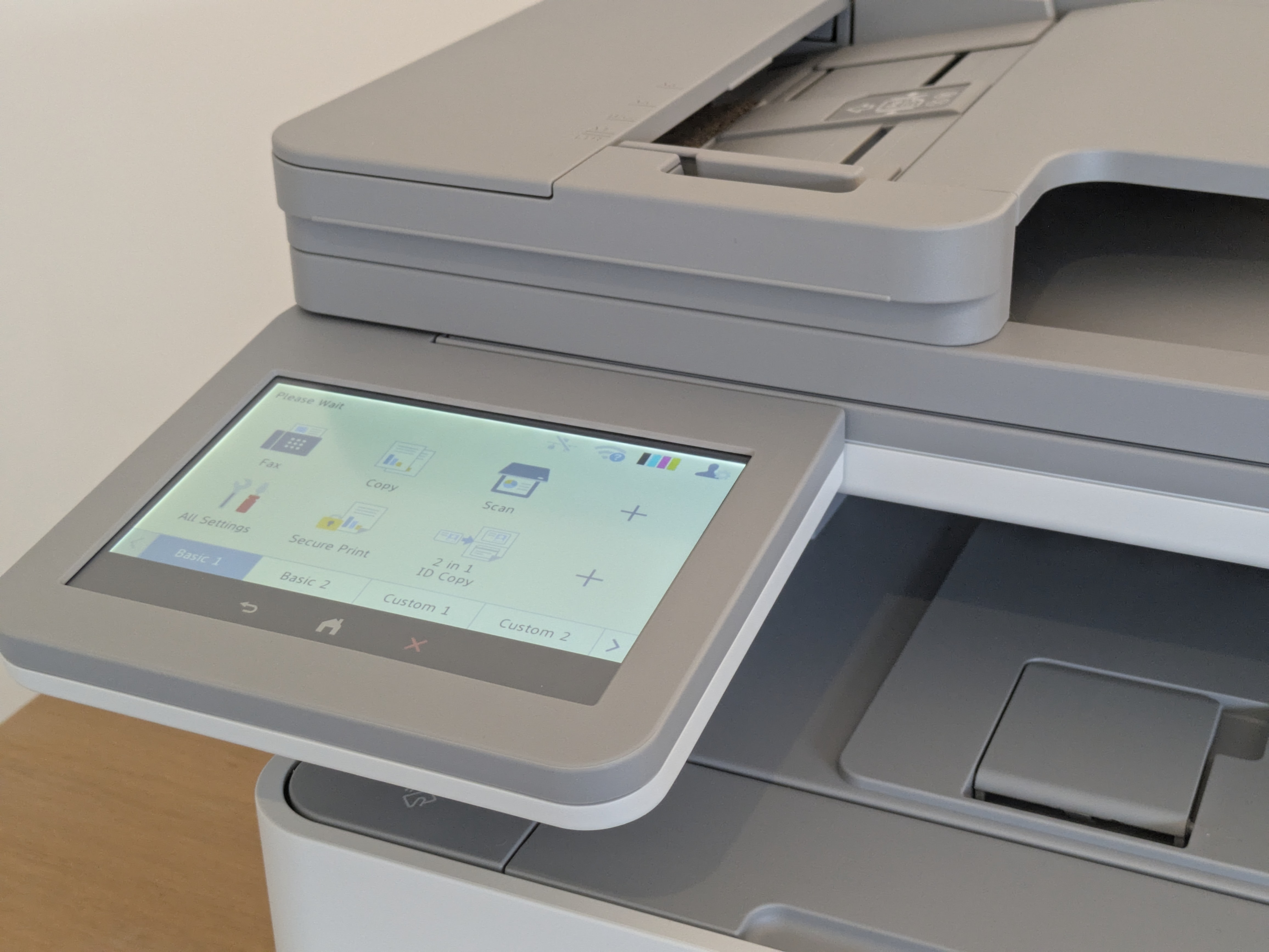 The Brother MFC-L8970CDW on a desk