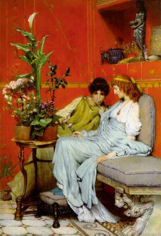 Confidences by Alma-Tadema