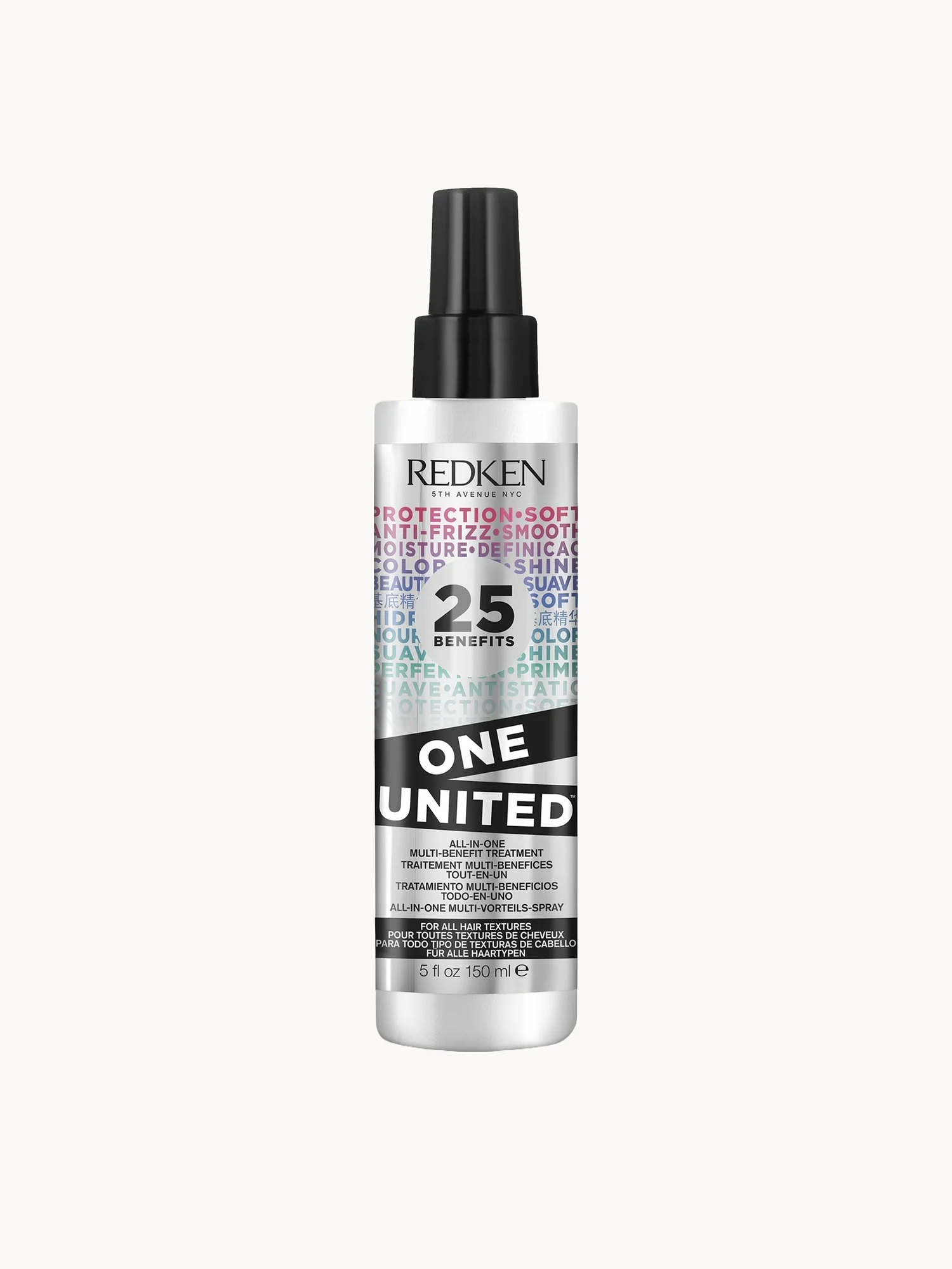 Redken One United Multi-Benefit Treatment Spray, 25 Benefits, Heat Protection, Detangling and Conditioning 150ml