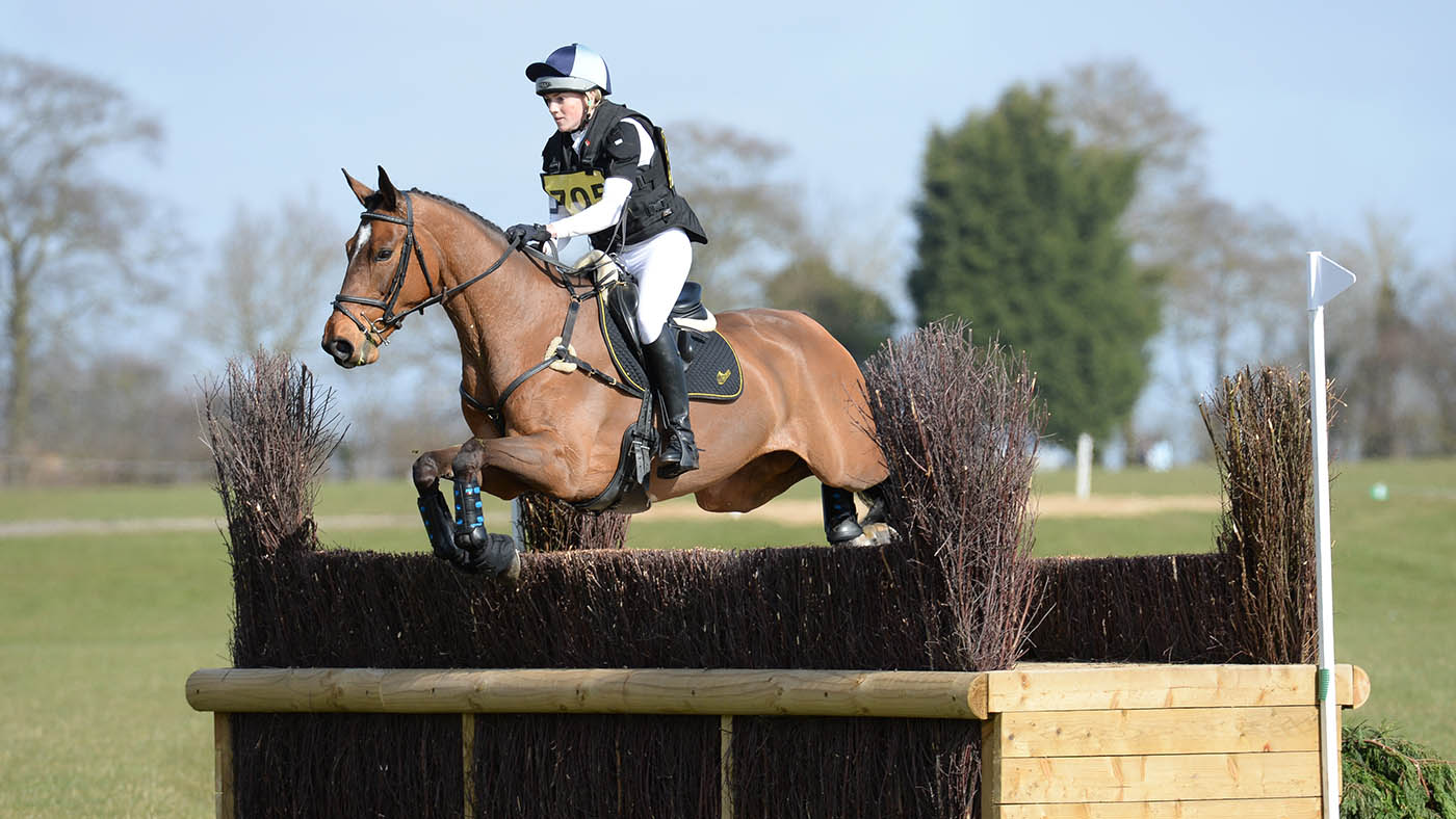 EllenCameron riding HANLEEN CROWN JEWELS in Int Sec O during the Lincoln Horse Trials near Lincoln in Lincolnshire, UK; on 22th March 2015