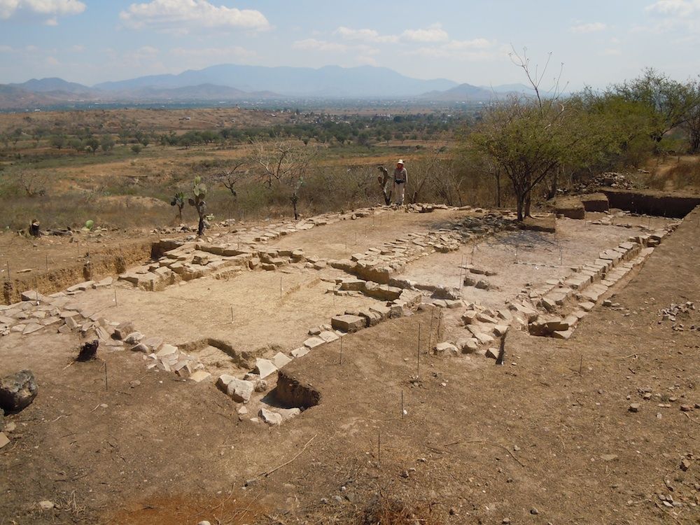 Temple structure in El Palenque