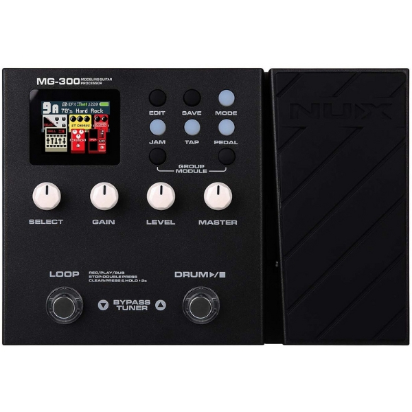A NUX MG-300 multi-effects pedal