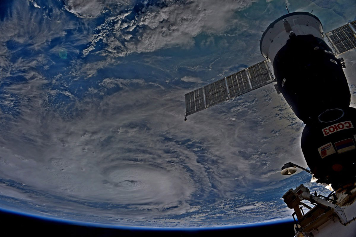 Hurricane Harvey, Seen by ISS Astronaut Jack Fischer