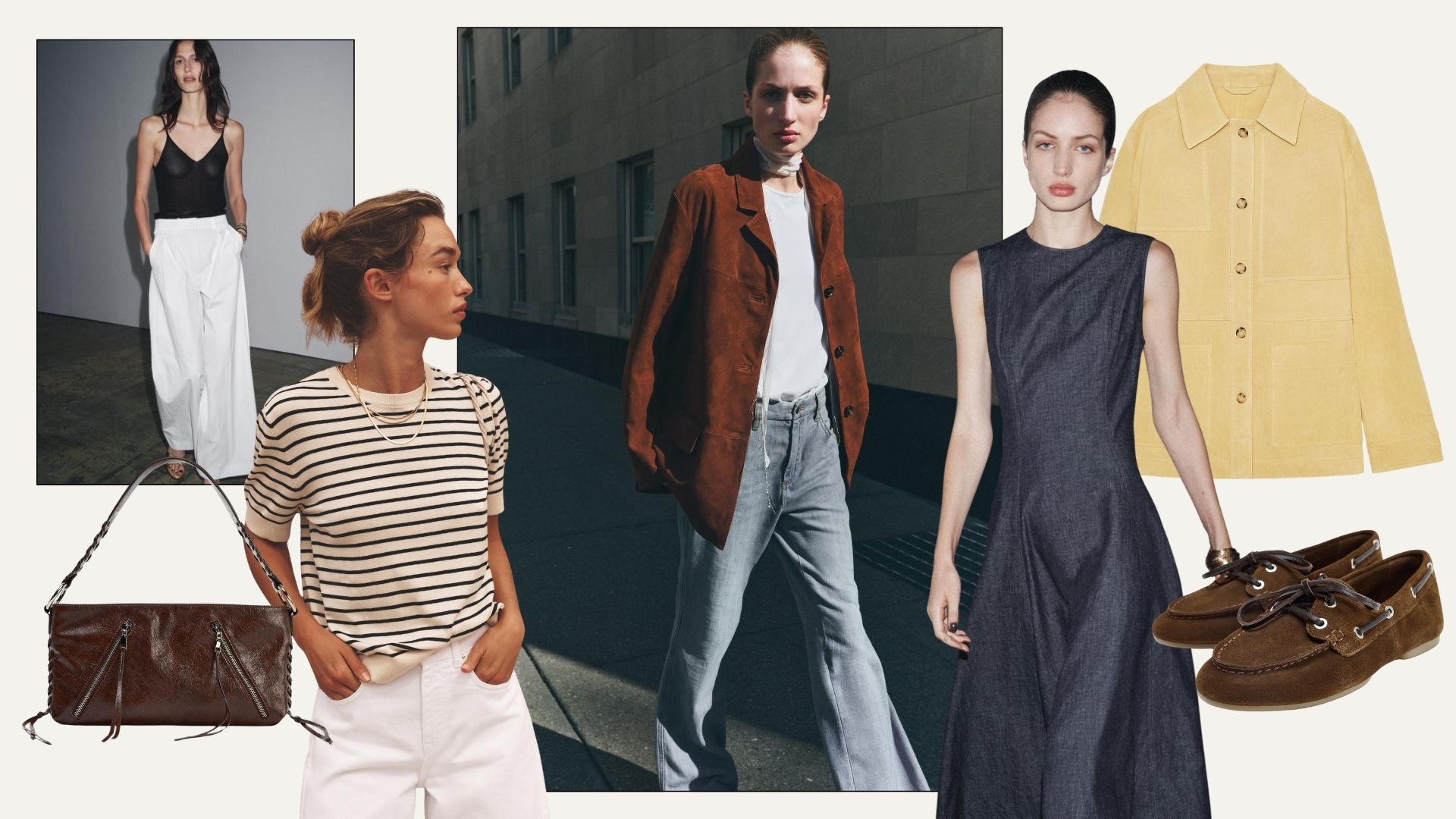 Collage of Zara New-In Buys for Autumn