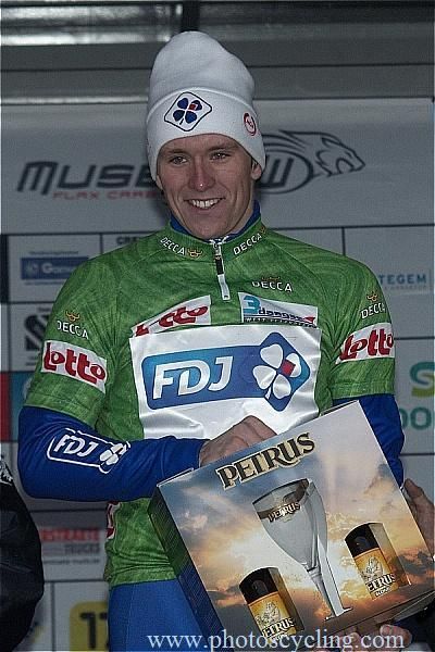 Points classification winner Arnaud Demare (FDJ-Big Mat).