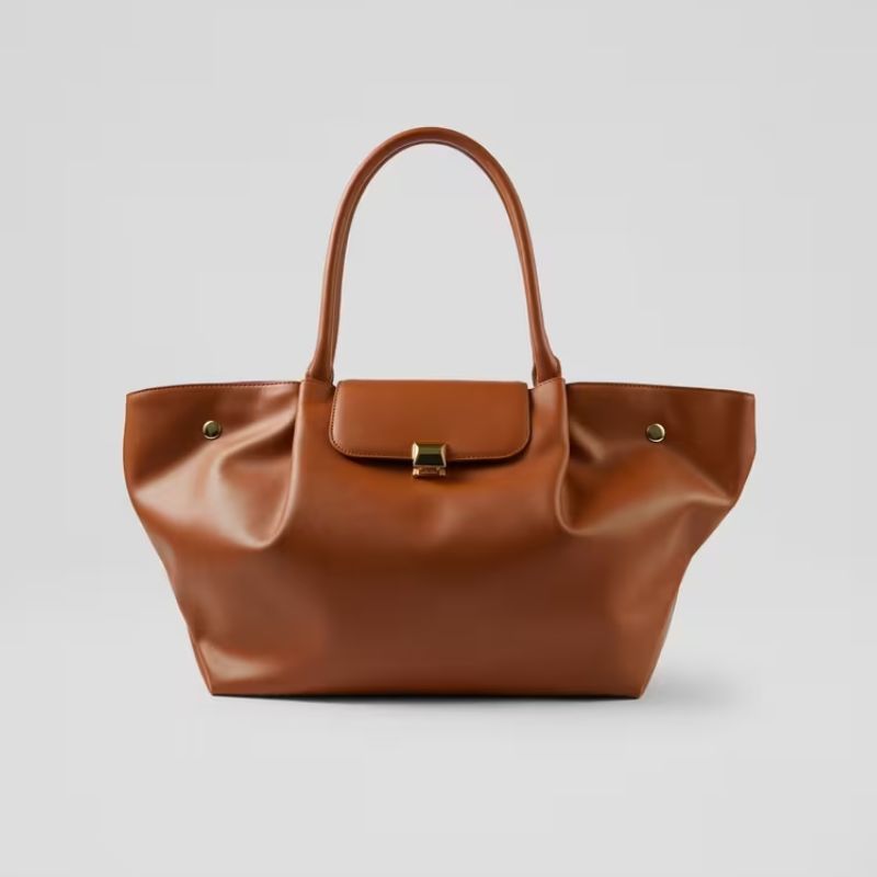 tan tote bag