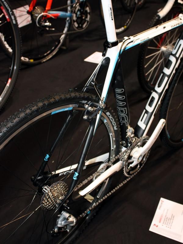 Stays on the Mares CX frame are straight and stout.