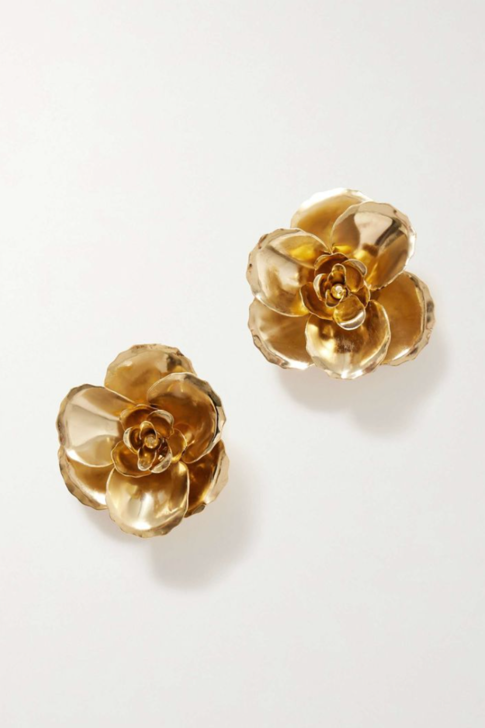 JENNIFER BEHR, Gladiolus Gold-Tone Earrings