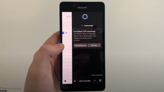 Cortana on Andromeda OS