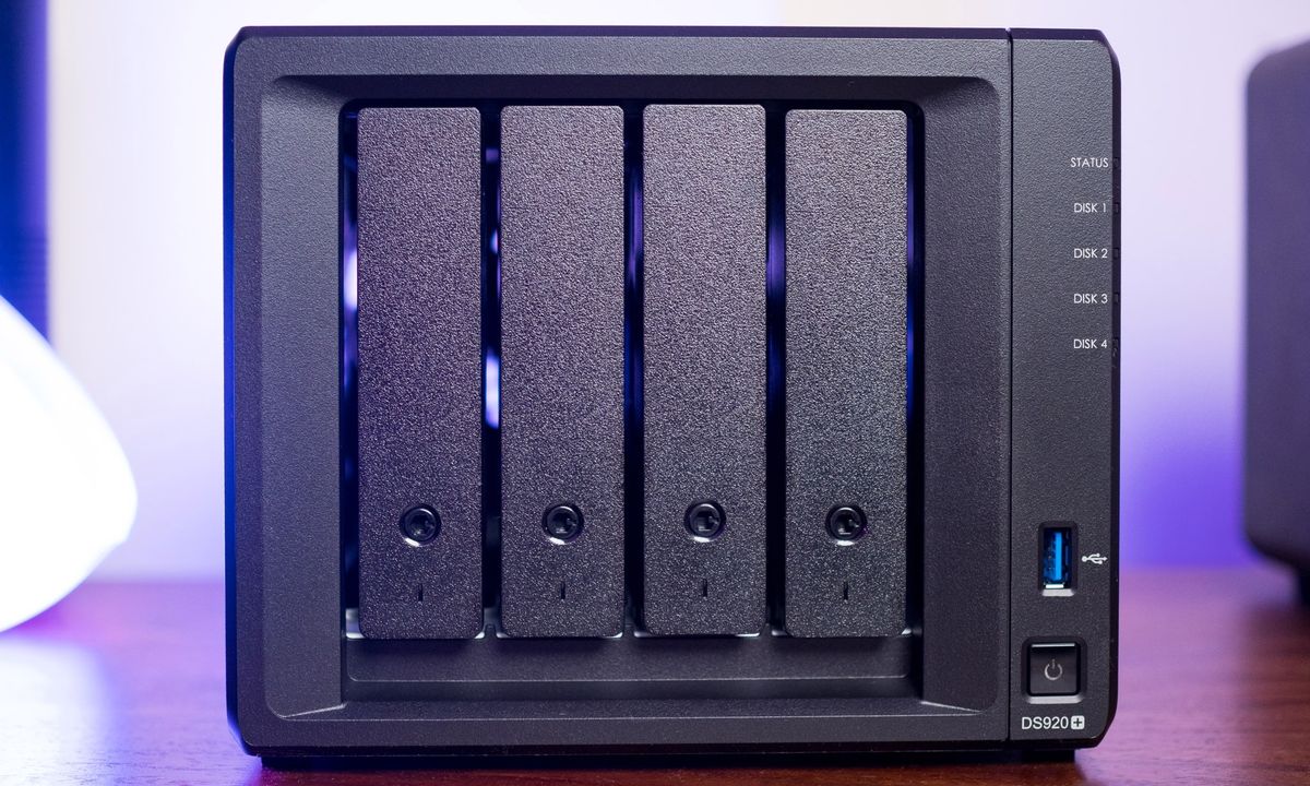 Synology DiskStation DS920+ 4-bay NAS front view