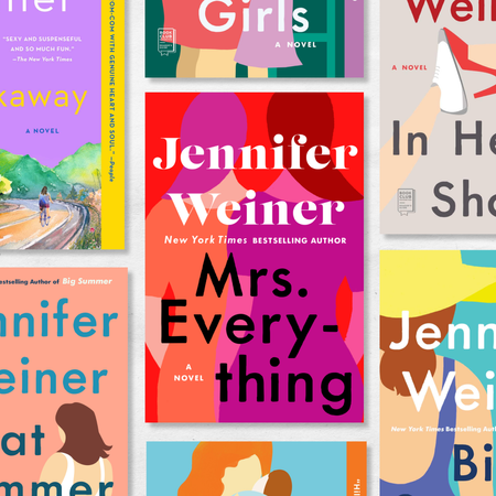 a collage of the best jennifer weiner books including her book covers