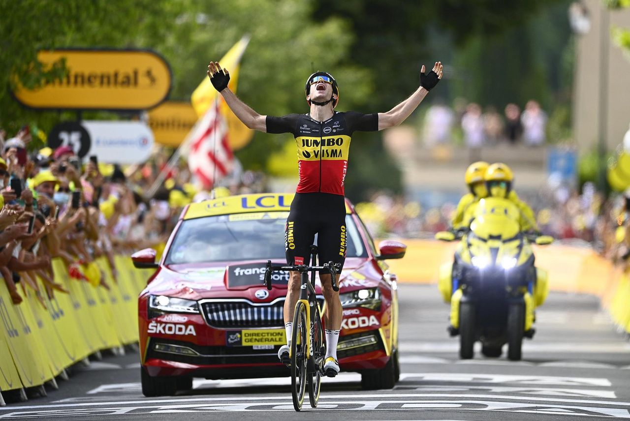 Tour de France 2021 108th Edition 11th stage Sorgues Malaucene 1989 km 07072021 Wout Van Aert BEL Jumbo Visma photo Gregory Van GansenPNBettiniPhoto2021