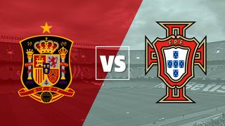 Spain vs Portugal international football crests