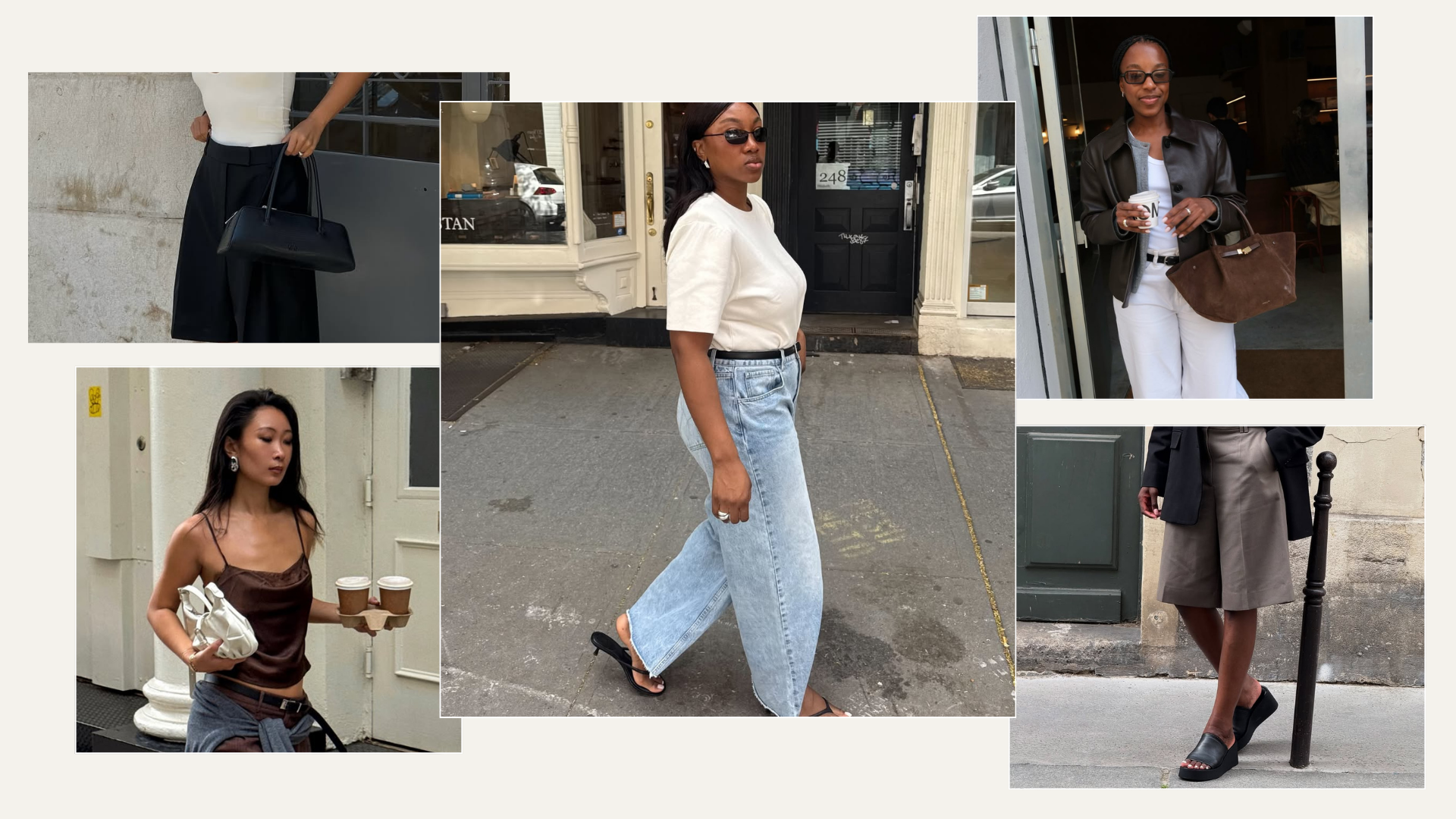 Five different '90s minimalist accessory trends