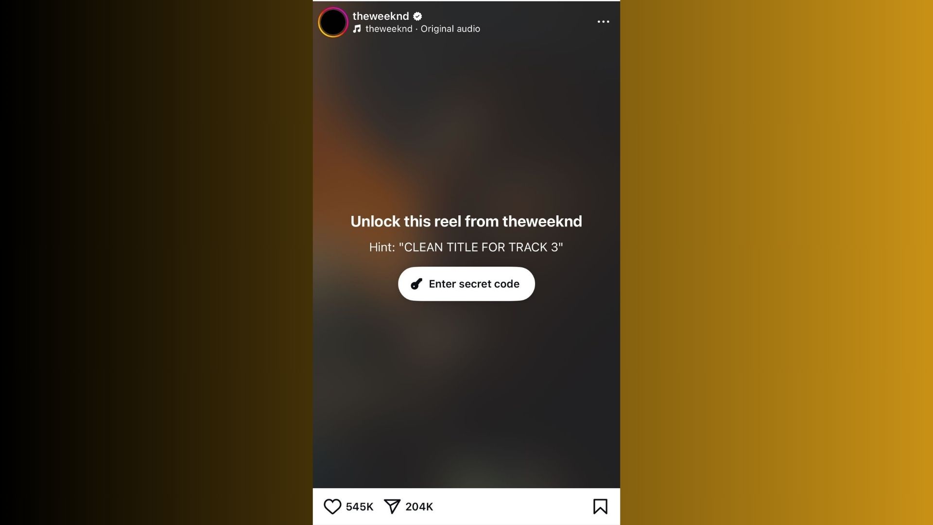 Instagram password locked reels