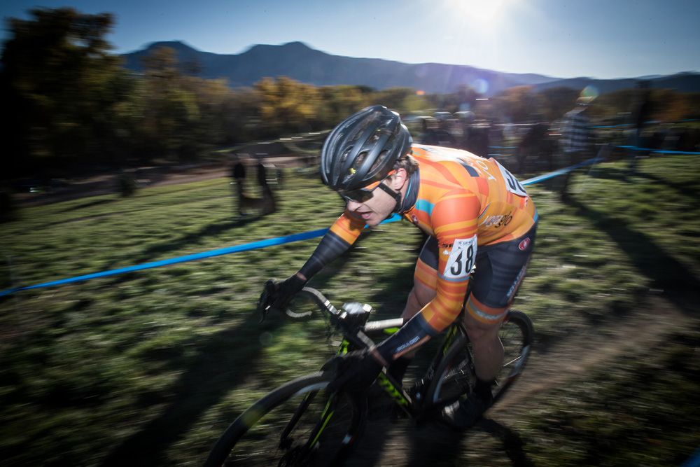 Chris Baddick takes on a long descent