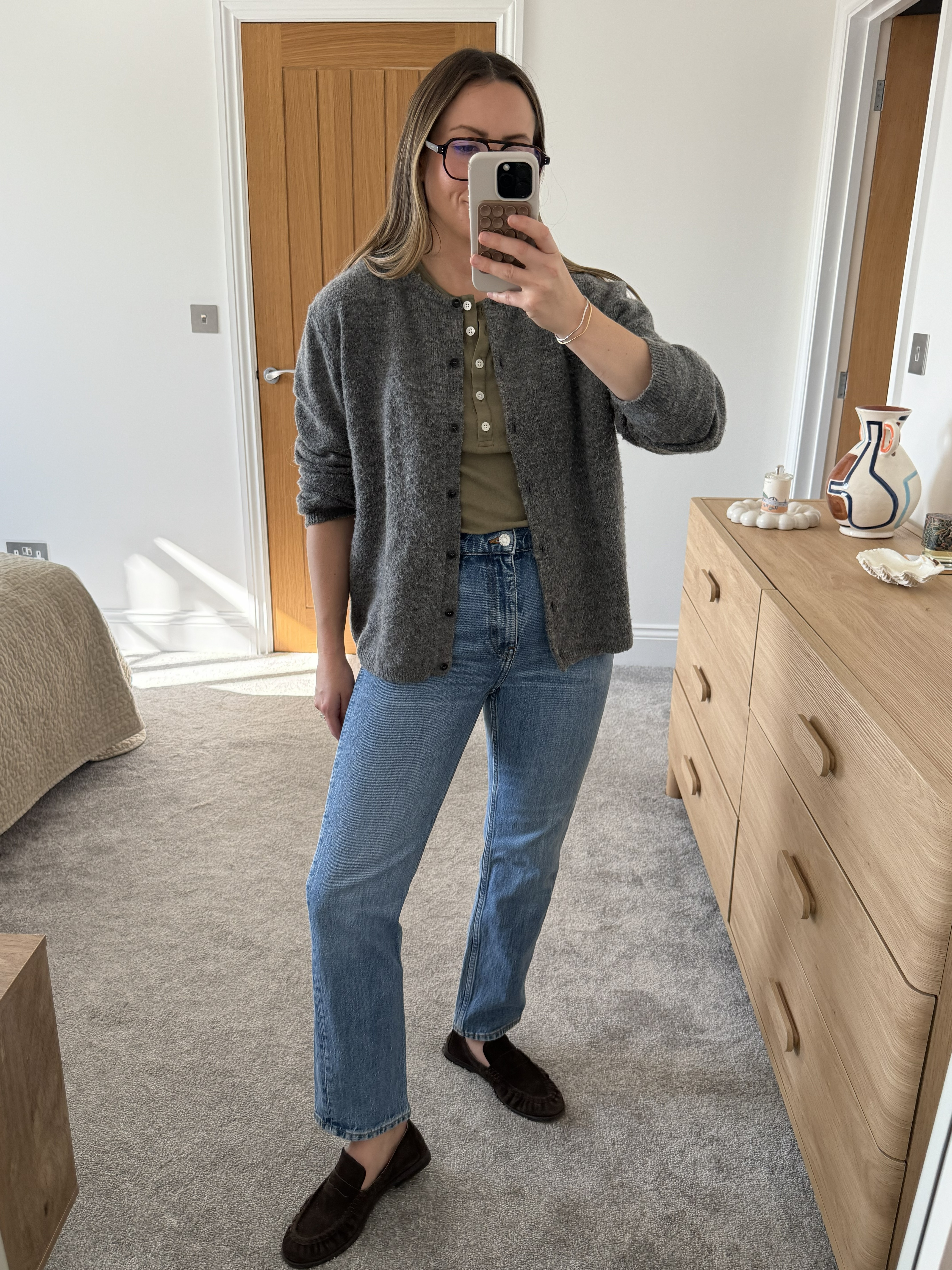 Stylist Emily Dawes wears Arket's Jade Slim Jeans