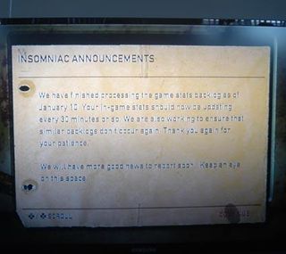 Insomniac's announcement page for Resistance-related news.