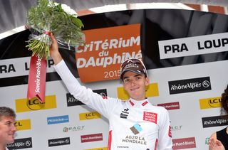Romain Bardet (Ag2r-La Mondiale) wears the white jersey
