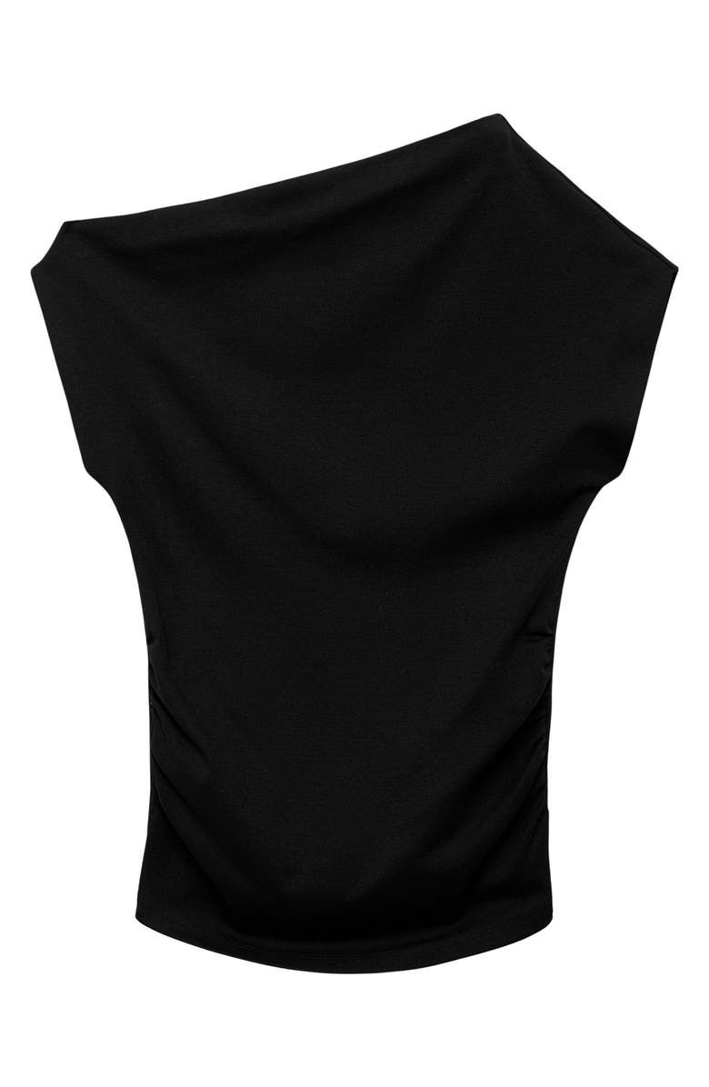 MANGO Asymmetric Neck Top