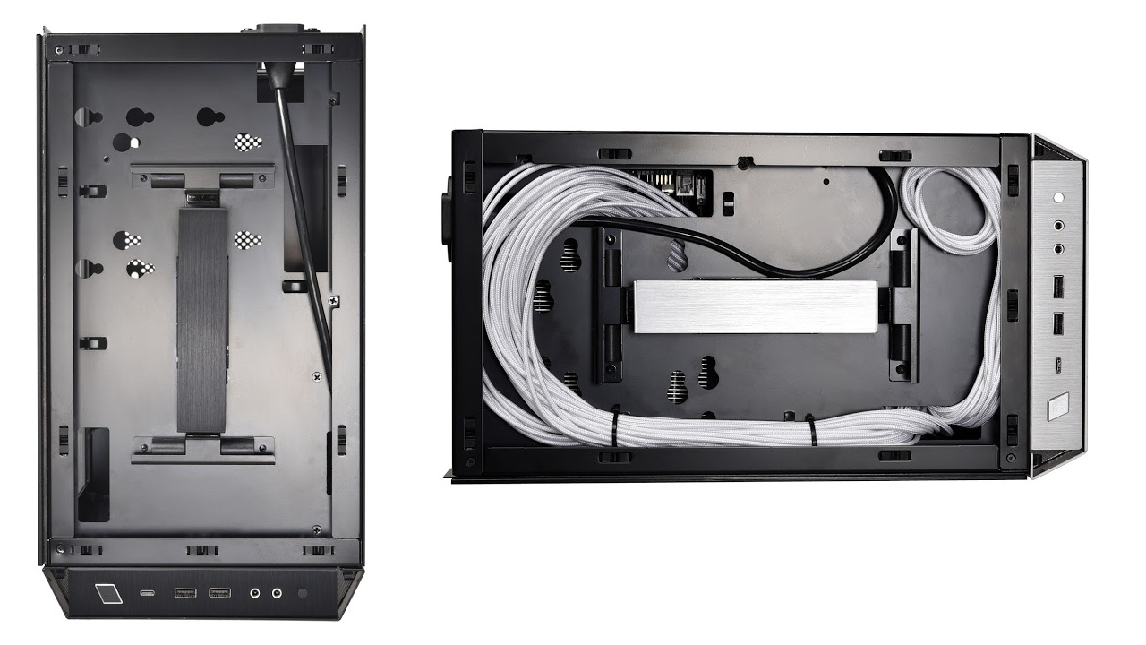 thumbnail image 2 of Lian Li PC-TU150 Silver Mini ITX Aluminum Case, T/G Window, No PSU 2 of 14