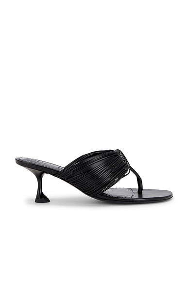 Cable thong sandals