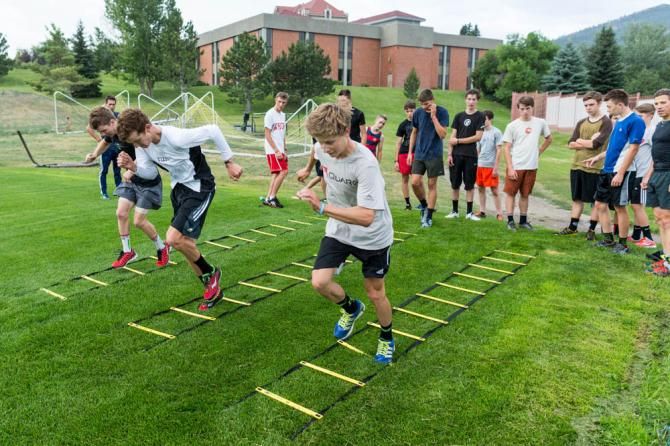 Conditioning involve a lot of footwork drills.