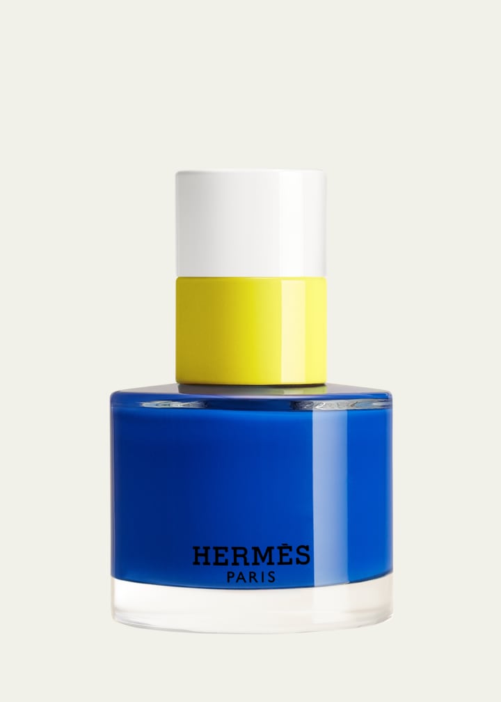 Les Mains Hermes Nail Enamel, 62 Bleu Electrique