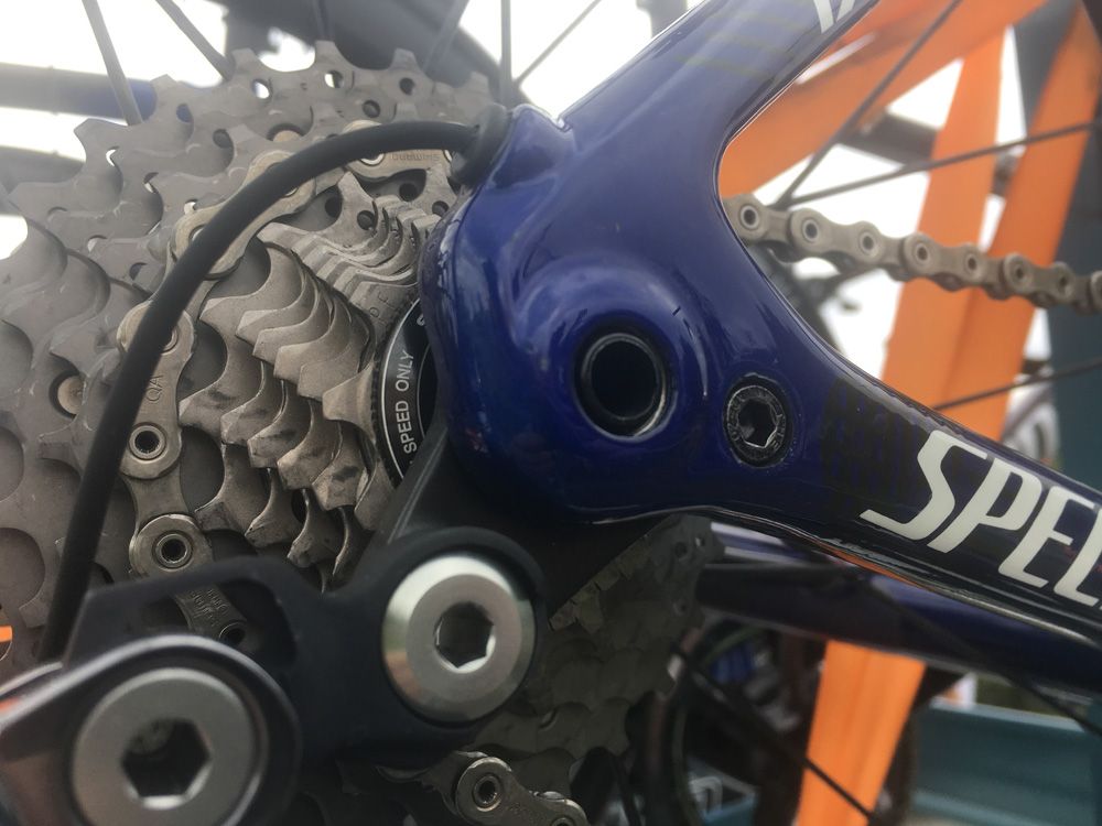Thru-axles also ensure stiffer dropout areas