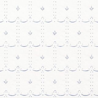 Petite Ditsy Delft Wallpaper in Blue