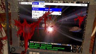 Best FMV games; a blood soaked computer monitor