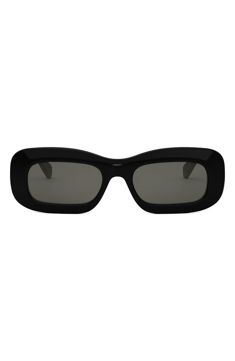 53mm 3dots Rectangular Sunglasses