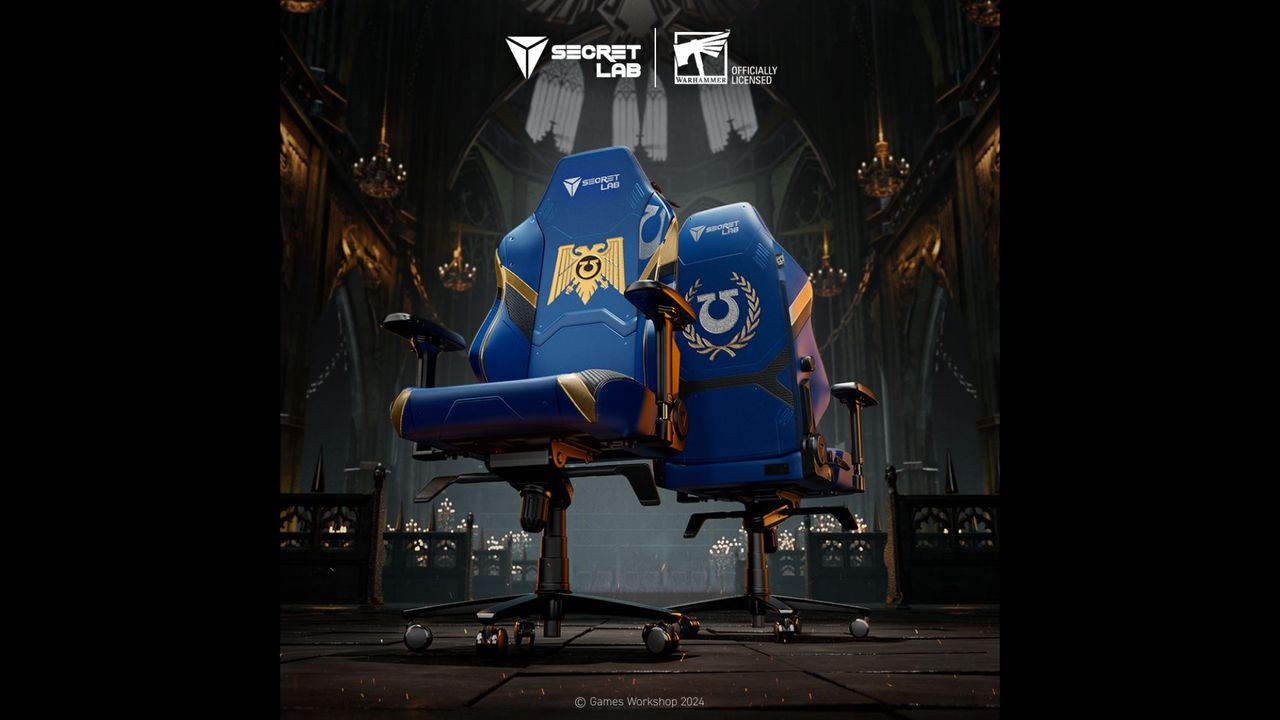 Secretlab TITAN Evo Warhammer 40,000 Ultramarines Edition