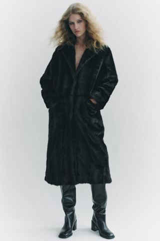 Zw Collection Faux Fur Coat