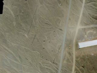 One of the geoglyphs at the Peru site called Pampa de las Salinas depicts the Southern Cross constellation.