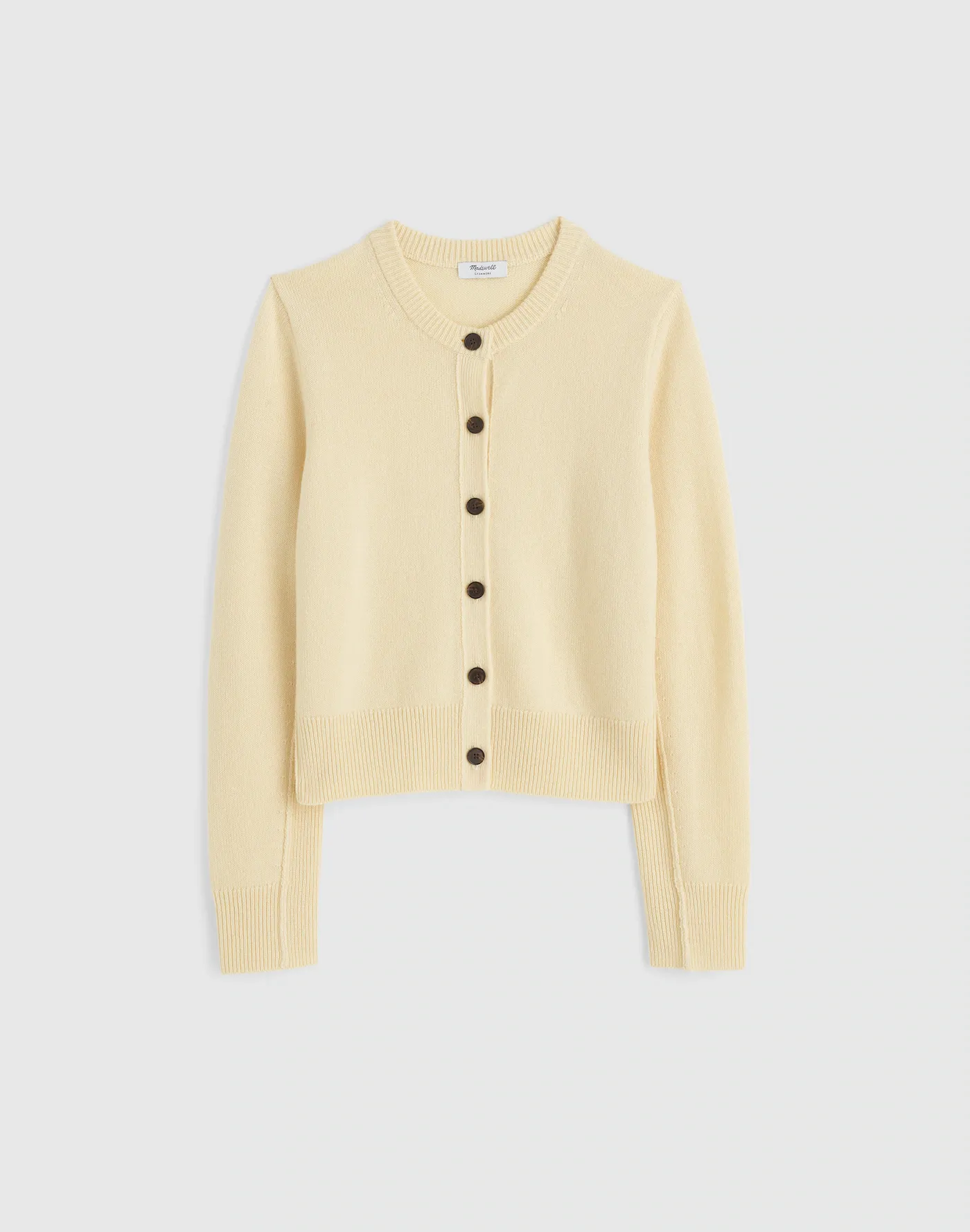Clara Cashmere &amp;amp; Wool Crew Cardigan