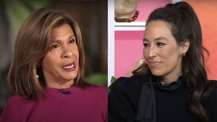 Hoda Kotb and Joanna Gaines during separate Today interviews