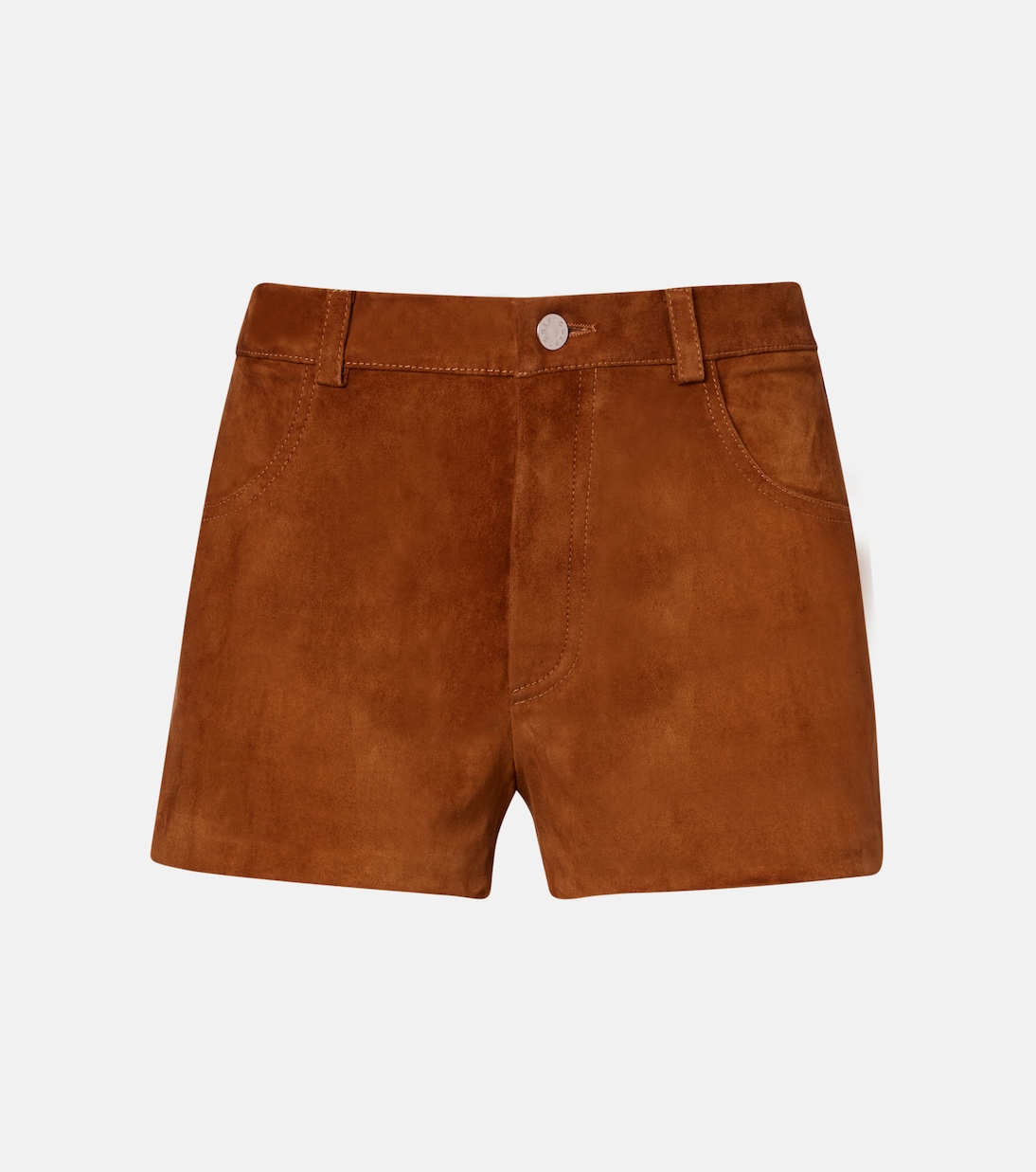 Roxy Suede Shorts in Brown - Stole