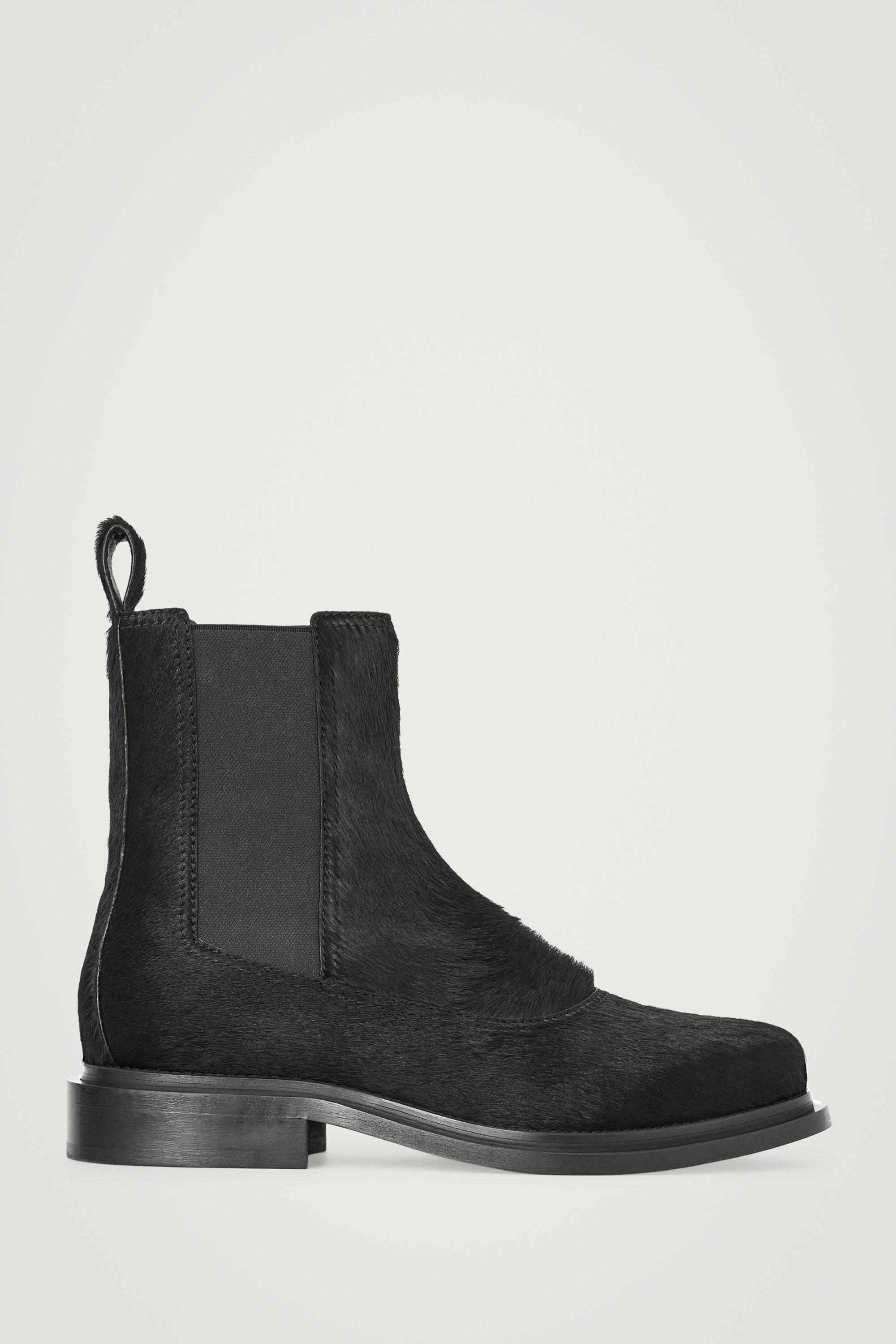The Pony Hair Chelsea Boots