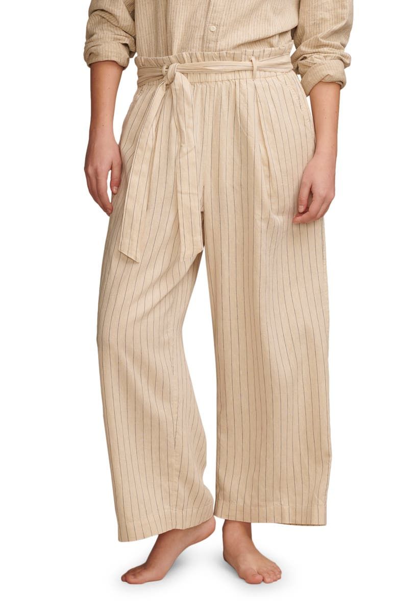 Cotton Blend Paperbag Pants