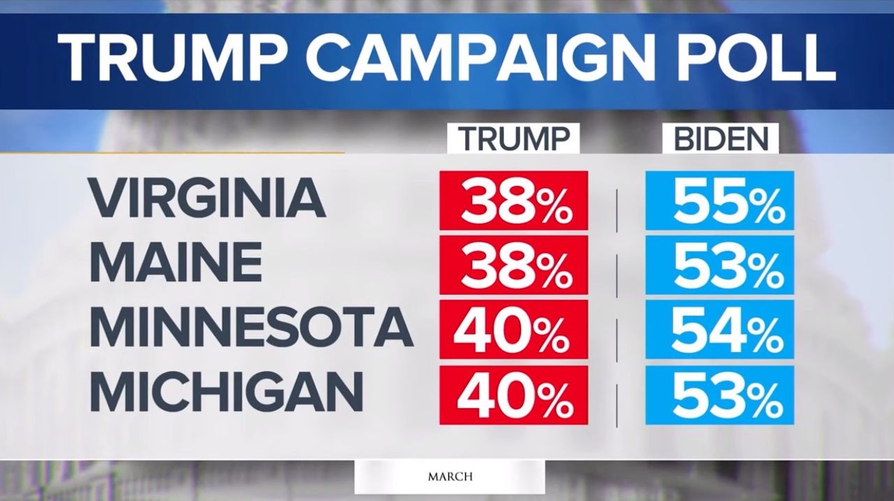 Trump internal poll results