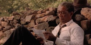 Morgan Freeman in The Shawshank Redemption