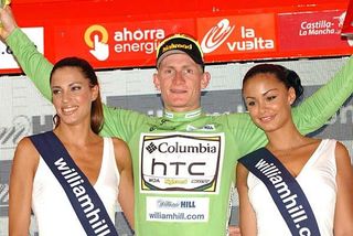 André Greipel (Columbia-HTC) leads the points competition.