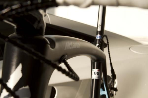 Boonen's rig features matte black paint work