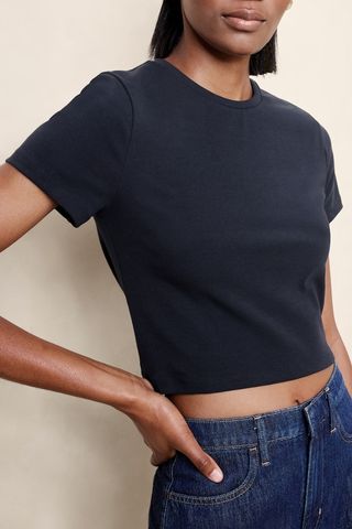 Refined Shrunken Crop T-Shirt