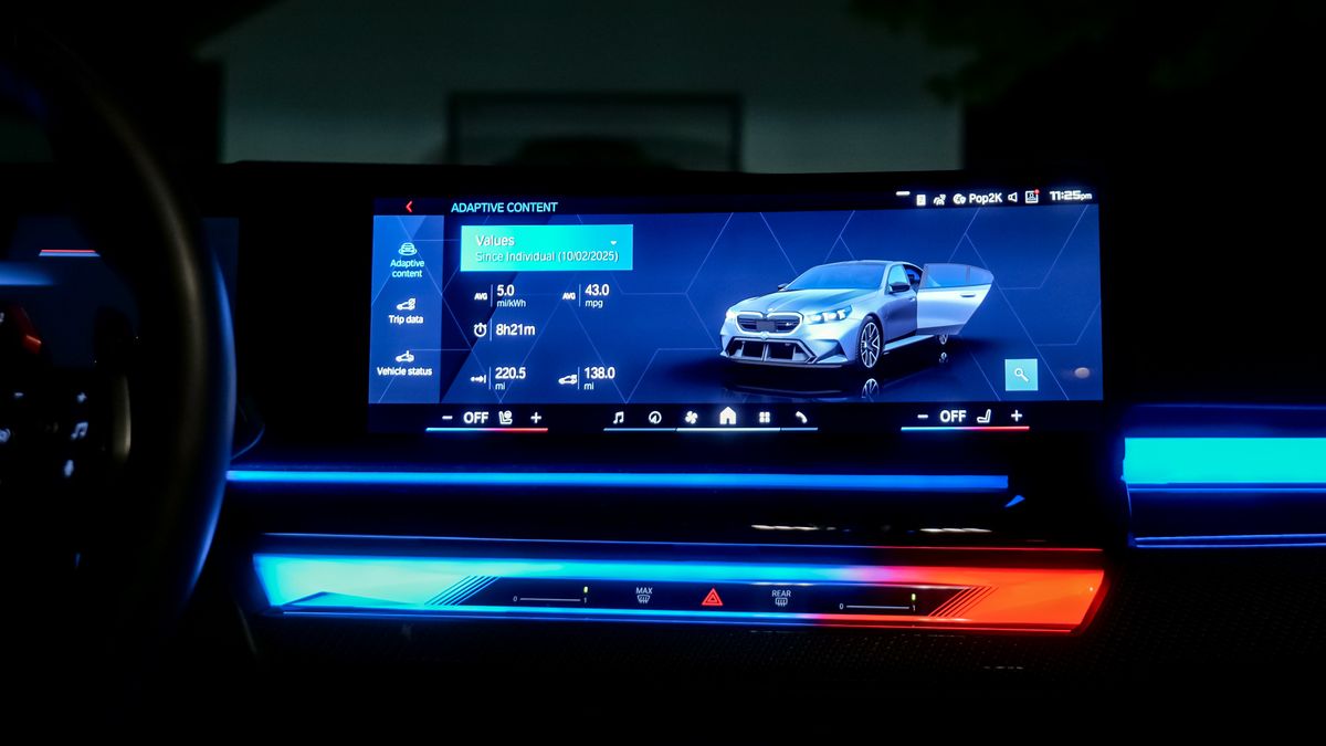 2025 BMW M5 test drive.