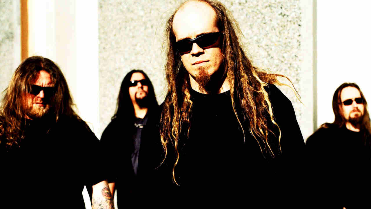 Strapping Young Lad posing for a photograph in the 2000s