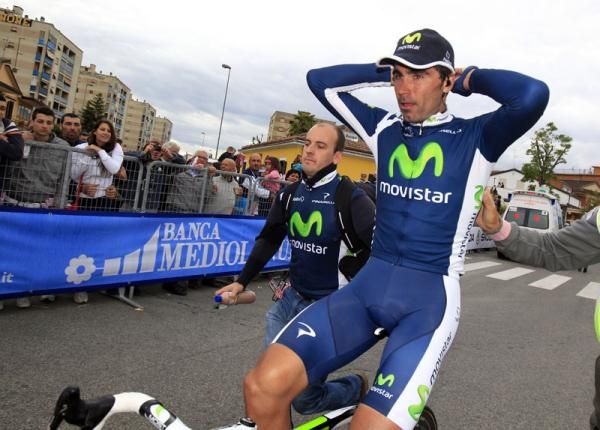 Francisco Ventoso (Movistar Team) at the finish