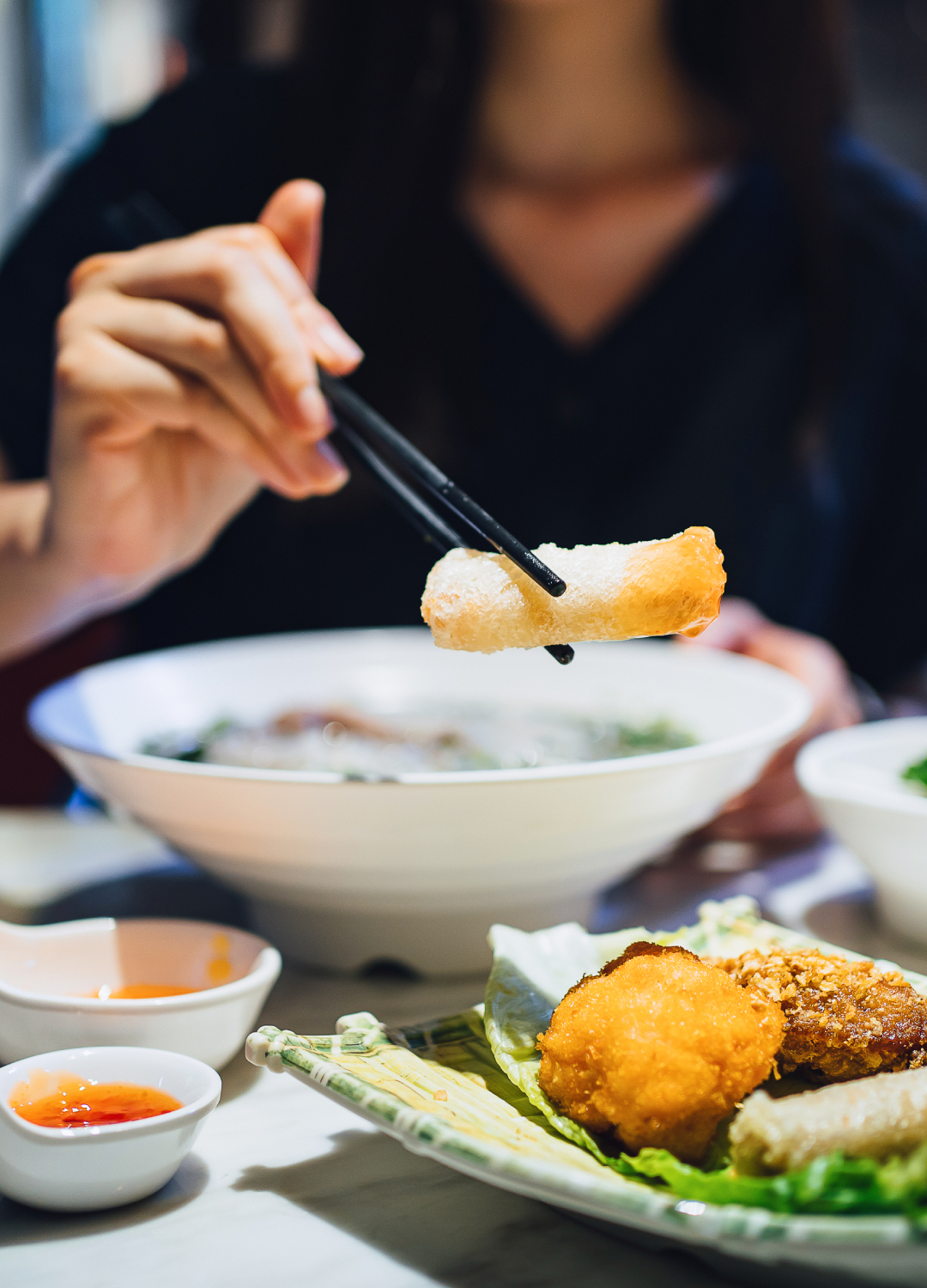 Woman eating